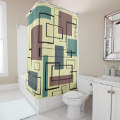 世紀半モダン角 シャワーカーテン (インサイチュ)