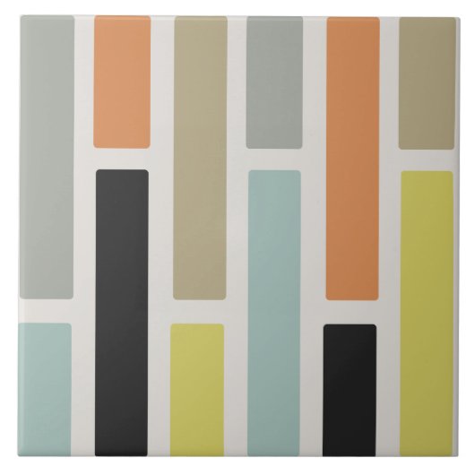 世紀半モダン角 タイル (正面)