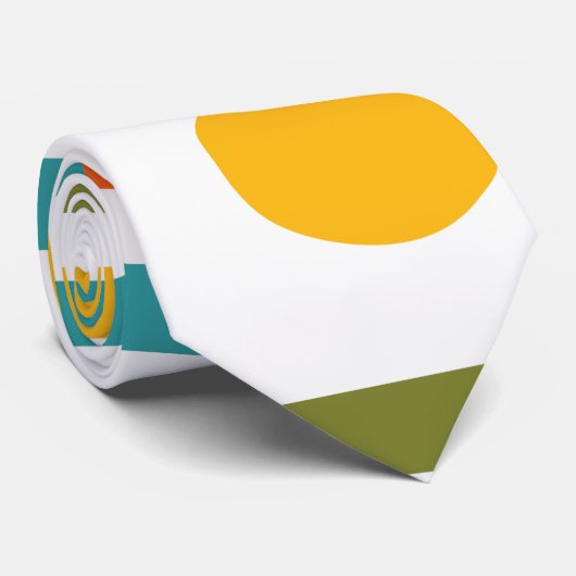 世紀半モダン角 ネクタイ (ロール)