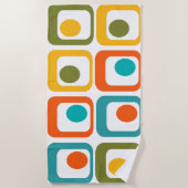 世紀半モダン角 ビーチタオル (正面)