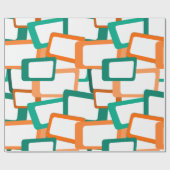 世紀半モダン角 ラッピングペーパー (フラット)