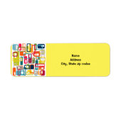 世紀半モダン角 ラベル (正面)