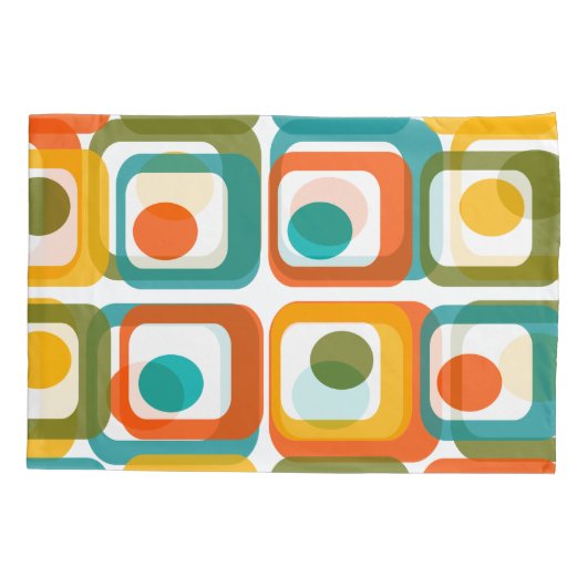 世紀半モダン角 枕カバー (裏面)