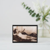 世紀末によって入れ墨される女性 名刺 (スタンド正面)