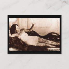 世紀末によって入れ墨される女性 名刺