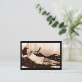 世紀末によって入れ墨される女性 名刺 (スタンド正面)