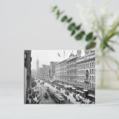 世紀末の通り場面、フィラデルヒィア、PA ポストカード (スタンド正面)