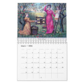 世紀画の美しい転換 カレンダー (3月 2026)