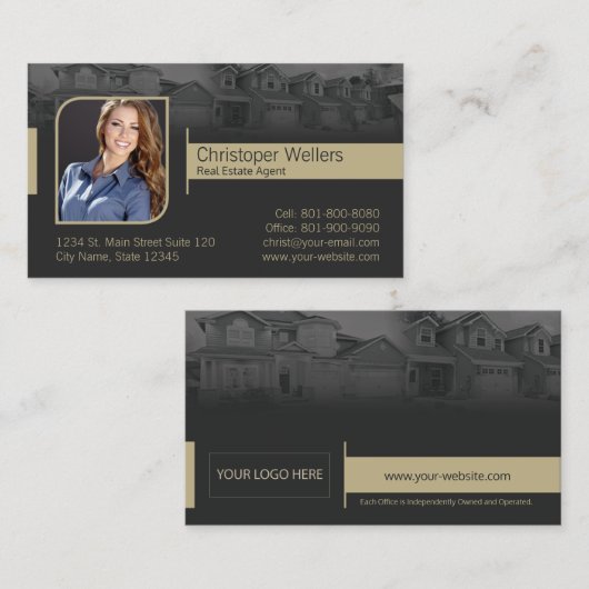 世紀21の不動産の名刺 名刺 (正面/裏面)