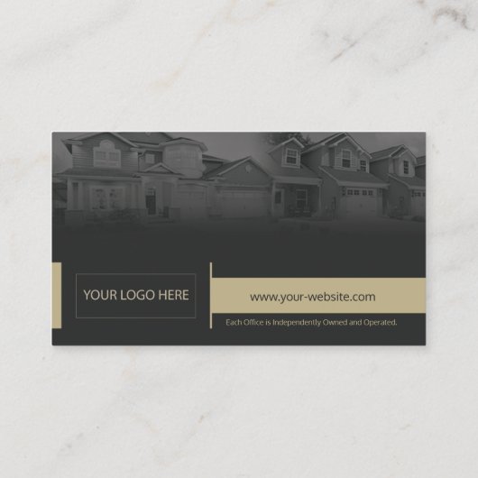 世紀21の不動産の名刺 名刺 (裏面)