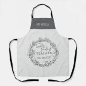 世素晴らしモダン界ミニマルリース エプロン (正面)