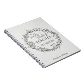 世素晴らしモダン界ミニマルリース ノートブック (右側)