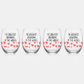 世素晴らし界のおばあちゃんカスタム ステムなしワイングラス (裏面)