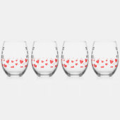 世素晴らし界のおばあちゃんカスタム ステムなしワイングラス (左)