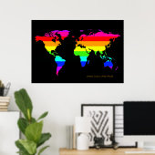 世統一された界の色 ポスター (ホームオフィス)