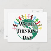 世考える界の日 ポストカード (正面/裏面)