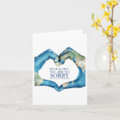 世親愛界は気の毒ヴィンテージ カード (黄色い花)