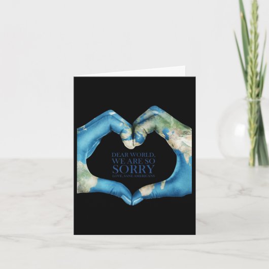 世親愛界は気の毒ヴィンテージ カード (正面)