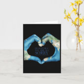 世親愛界は気の毒ヴィンテージ カード (黄色い花)