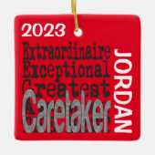 世話人の外カスタム人 セラミックオーナメント (正面)