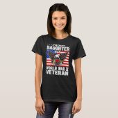 世誇りを持った界戦争の娘2退役軍人4 Tシャツ (正面フル)