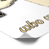 世論指名手配のポスターおもしろいなし ポスター (角)