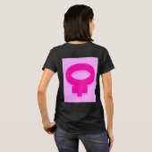 世論調査の権限 Tシャツ (裏面フル)