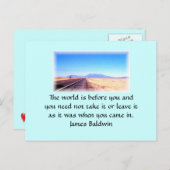 世間は君より先だ ポストカード (正面/裏面)