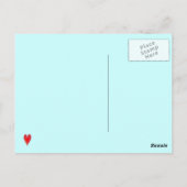 世間は君より先だ ポストカード (裏面)