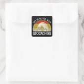 世間は芸者の方が好い スクエアシール (バッグ)