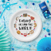 世食べ界中の人 ペーパープレート (パーティー)