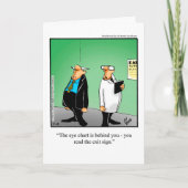 丘おもしろいの上のユーモア誕生日カード カード (正面)