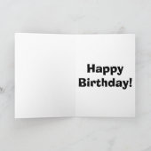 丘おもしろいの上のユーモア誕生日カード カード (内部)