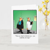 丘おもしろいの上のユーモア誕生日カード カード (黄色い花)