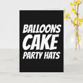 丘おもしろいの皮肉な誕生日カード越しに カード (黄色い花)