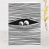 丘おもしろいの誕生日の向こうに隠せない!カード カード (黄色い花)