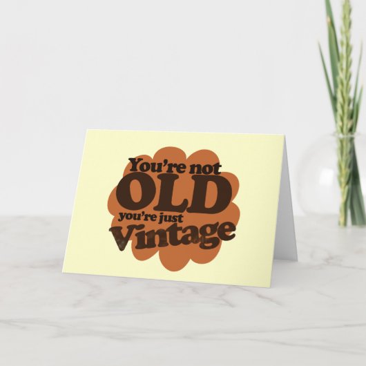 丘おもしろいの誕生日を過ぎて カード (正面)