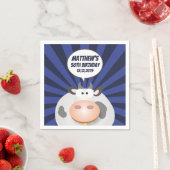 丘おもしろいの誕生日会にかわいい スタンダードカクテルナプキン (インサイチュ)