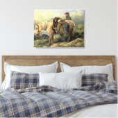 丘から戻る, 1868 キャンバスプリント (インサイチュ (寝室))