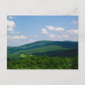 丘と影の夏の写真 ポストカード (正面)