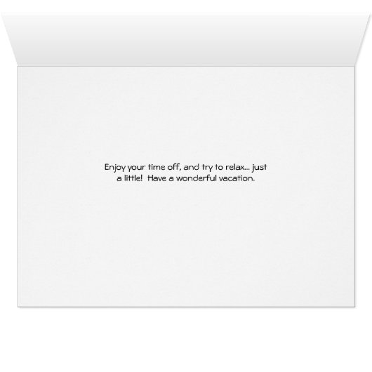 丘と木をイメージしたバケーションカード (内部横(下))