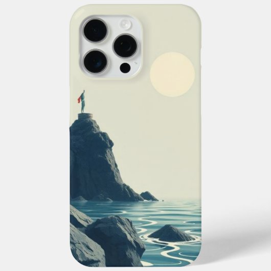 丘と海の風景 Case-Mate iPhoneケース (裏面)