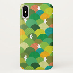 丘に隠されたバニー iPhone X ケース