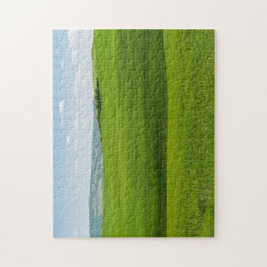 丘のある典型的なトスカーナの風景 – イタリア ジグソーパズル (縦)