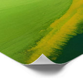 丘のある明転がるい風景 ポスター (角)