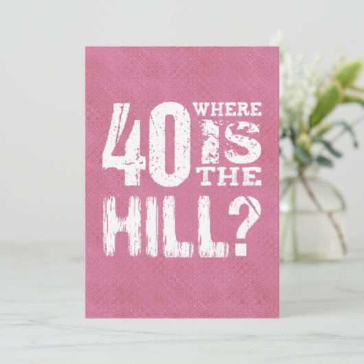 丘のおもしろいな第40誕生日PI01Zがあるところ40 カード (スタンド正面)