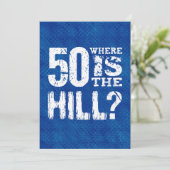 丘のおもしろいな第50誕生日SI02Zがあるところ50 カード (スタンド正面)