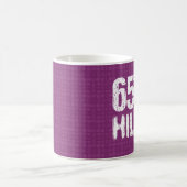 丘のおもしろいな第65誕生日PU65Zがあるところ65 コーヒーマグカップ (中央)