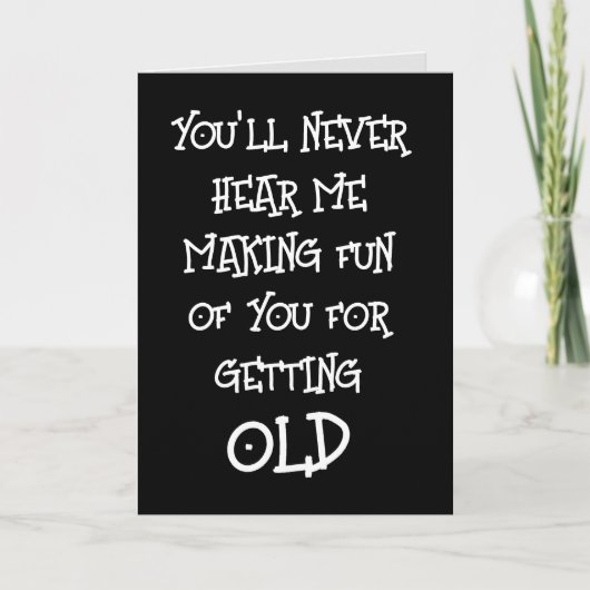 丘のおもしろいグリーティングカード上の誕生日 カード (正面)