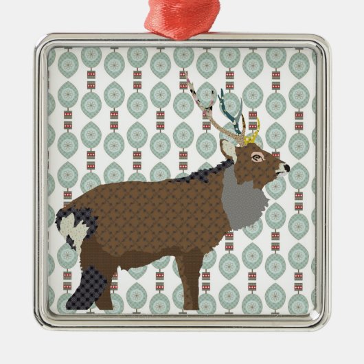 丘のオーナメントの王 メタルオーナメント (正面)